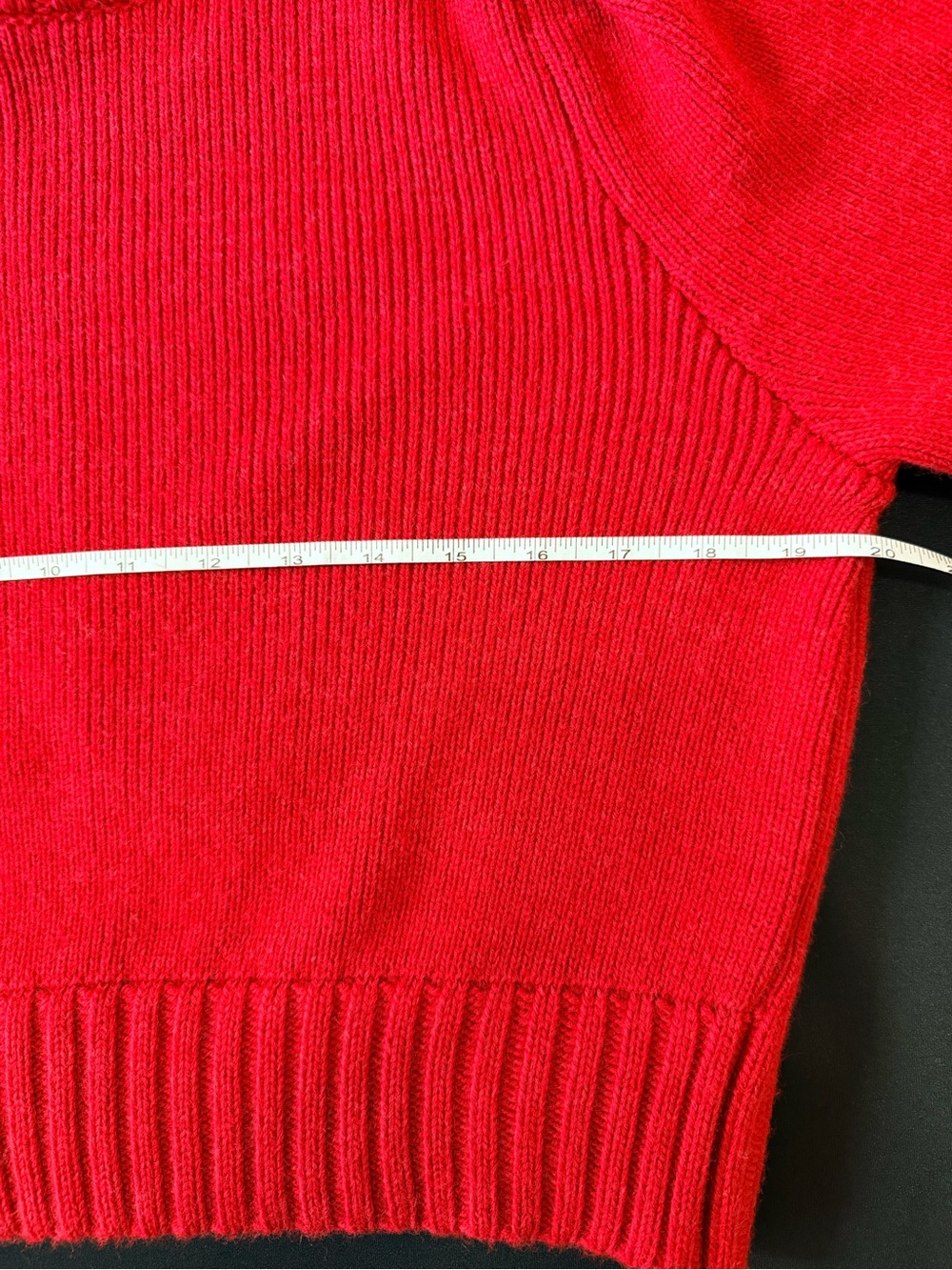 Zara Red Puff-Sleeve Knit Top - Picture 5 of 7